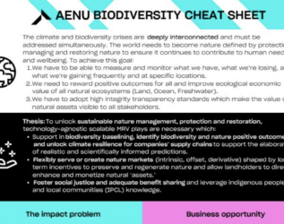 Biodiversity Cheat Sheet